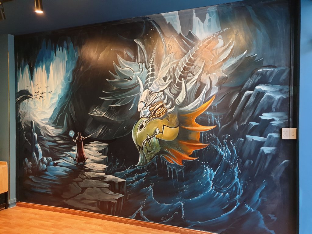 Mẫu vẽ tranh tường phòng game | 4