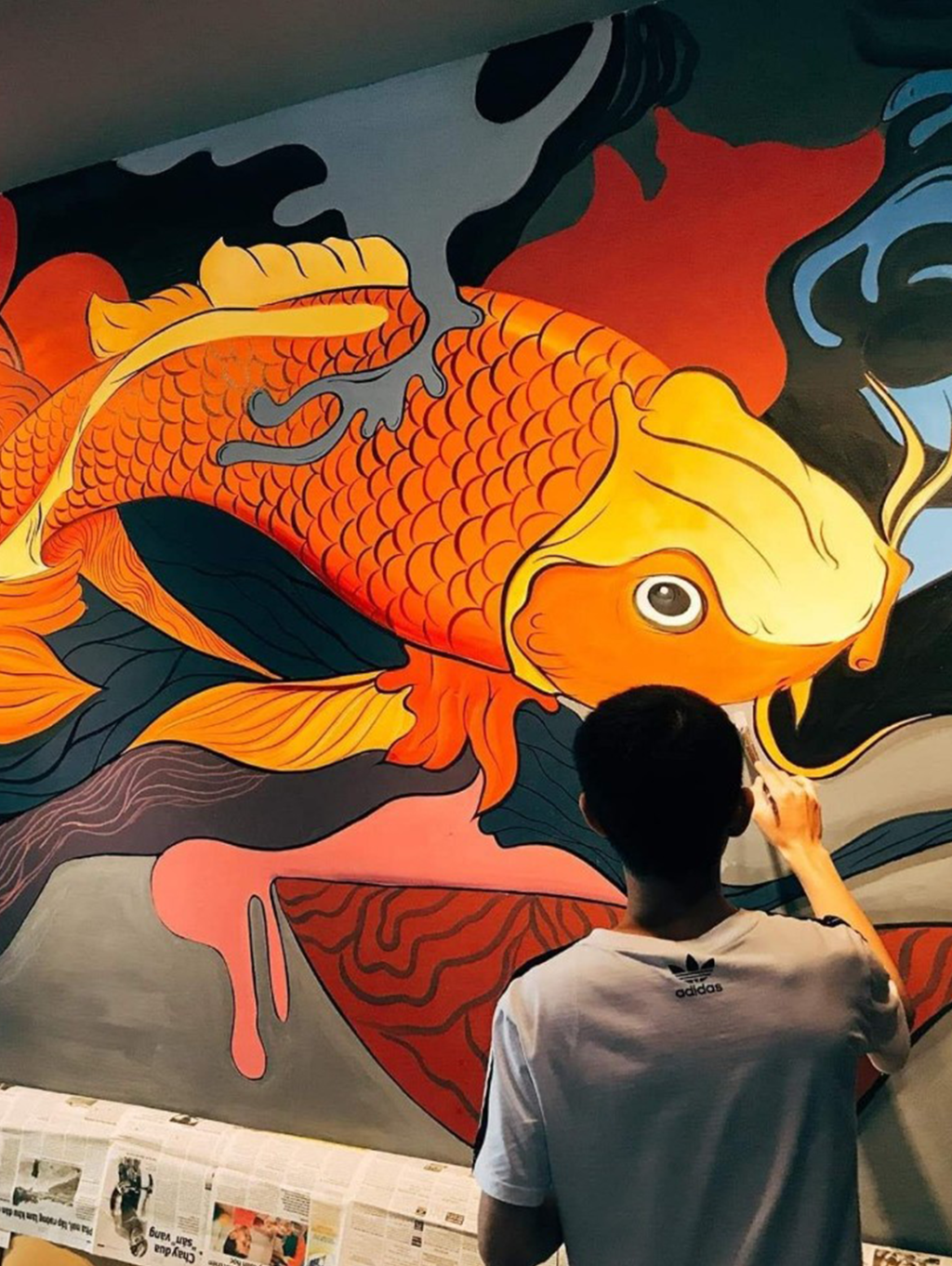 Vì sao tranh tường vẽ tay giá trị hơn tranh in&nbsp;sẵn?