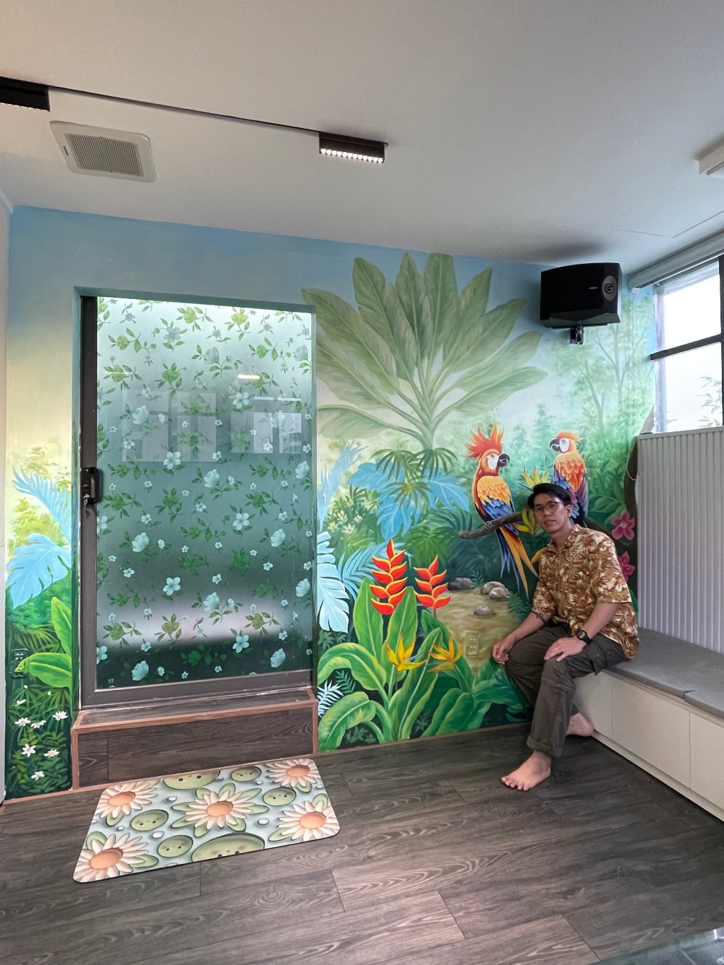 Vẽ tranh tường phong cảnh thiên nhiên mới&nbsp;nhất