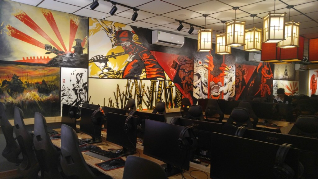 Mẫu vẽ tranh tường phòng game | 9