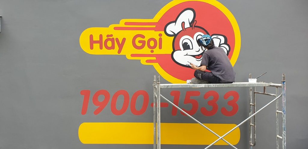 Mẫu vẽ tranh tường nhà hàng | Mẫu 2