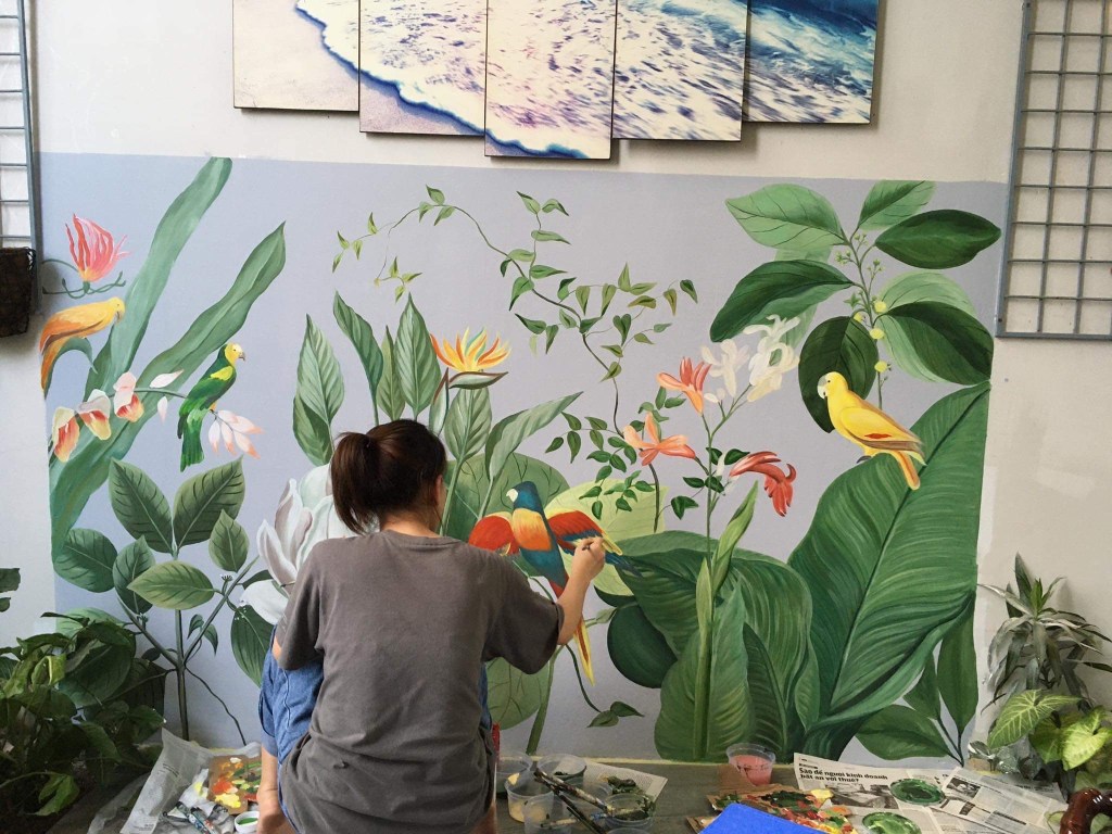 Tường cũ, nhà thuê có nên vẽ tranh tường&nbsp;không?