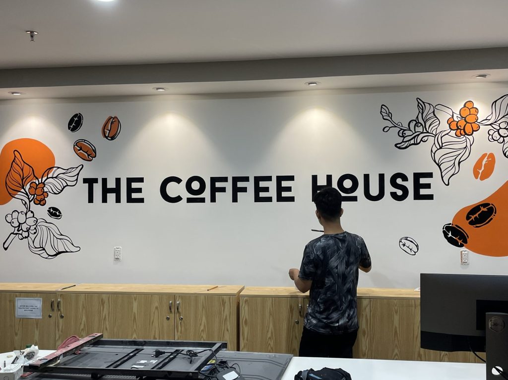 Tranh tường vẽ tay tại PHAN CÔNG decor | Mẫu 4
