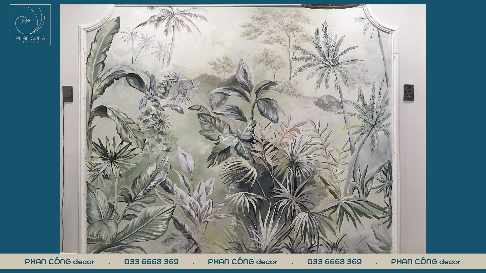 Tranh tường nghệ thuật do PHAN CÔNG decor thực hiện