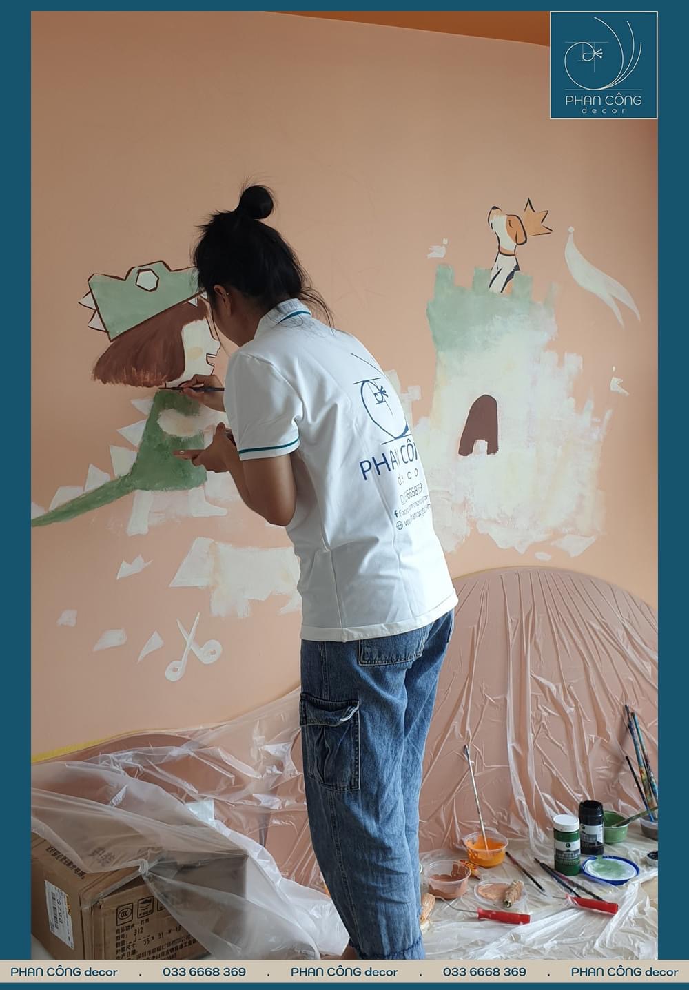 Vẽ tranh tường tại PHAN CÔNG decor