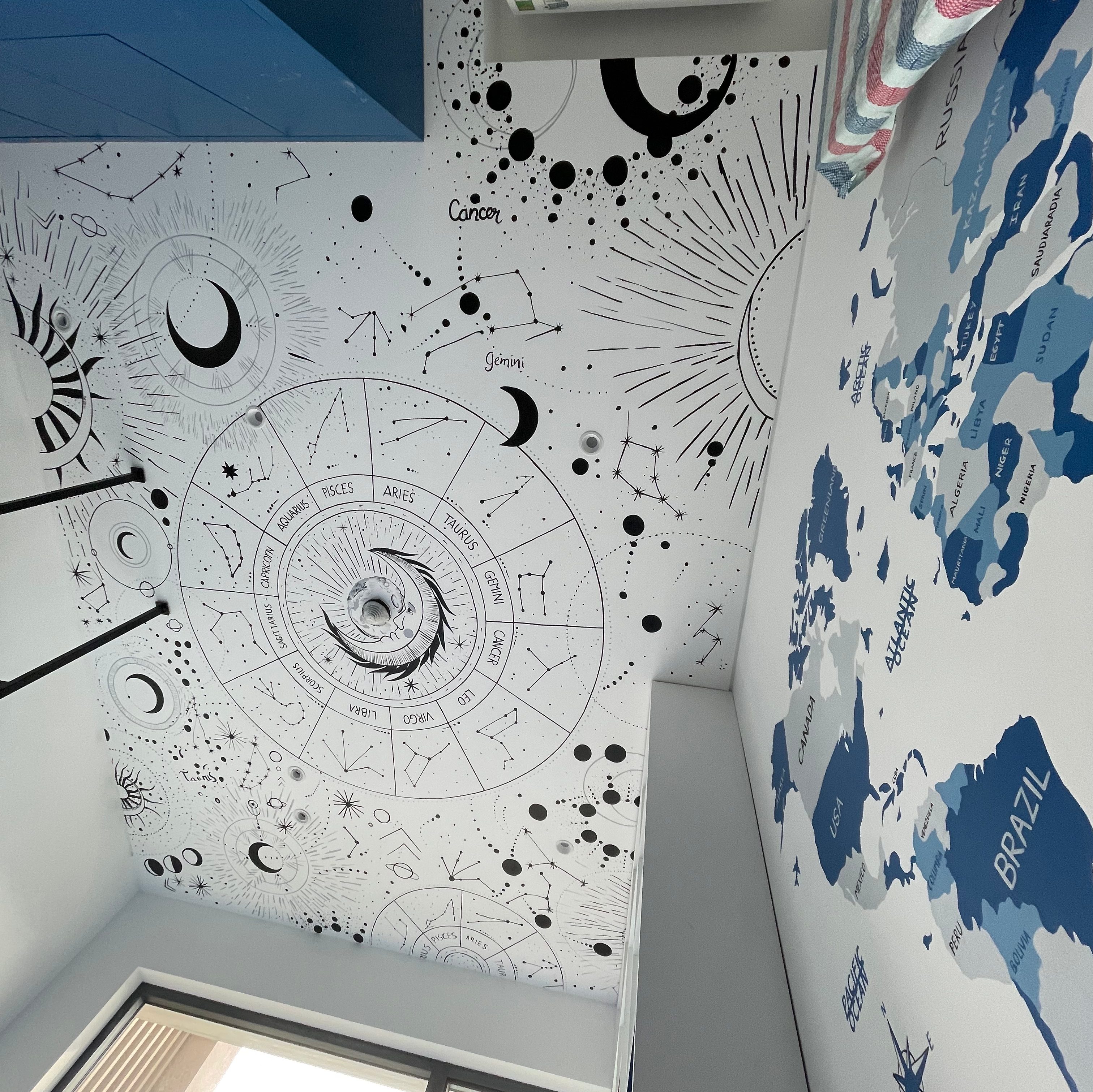 Mẫu vẽ tranh tường trần nhà tại PHAN CÔNG decor | Mẫu 3