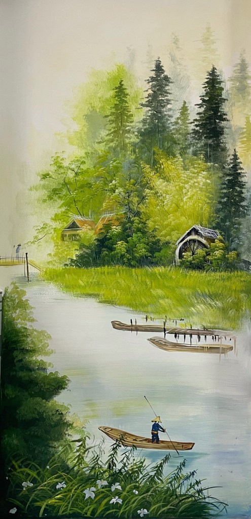 Mẫu vẽ tranh tường phòng khách tại PHAN CÔNG decor | Mẫu 5