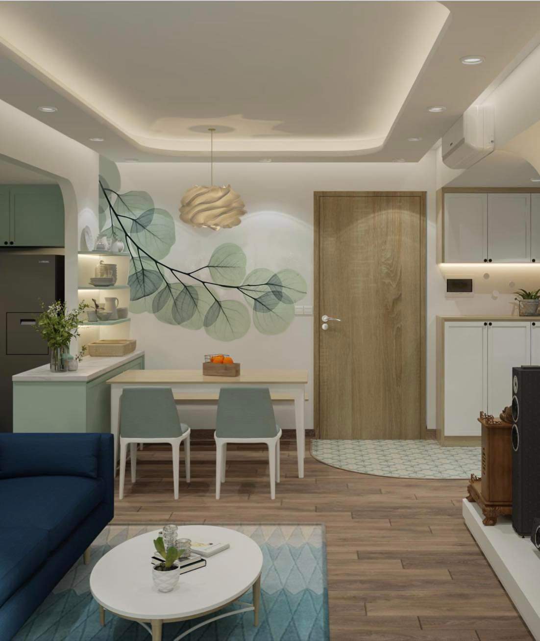 Tranh tường căn hộ cao cấp