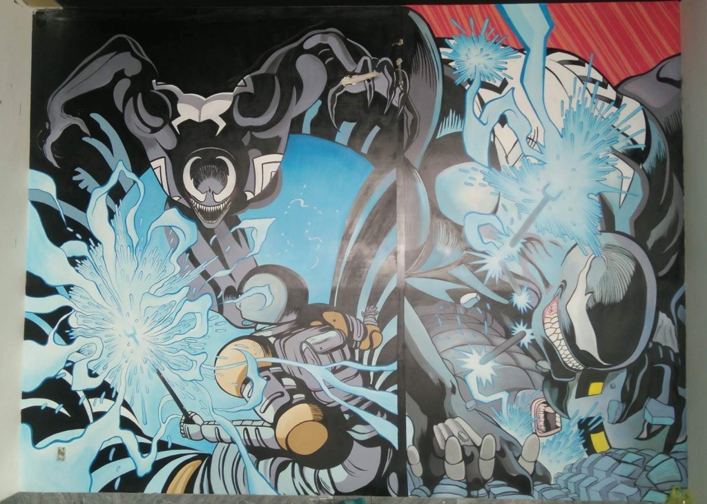 Dự án vẽ tranh tường phòng gym PHAN CÔNG decor đã thực hiện | Mẫu 3