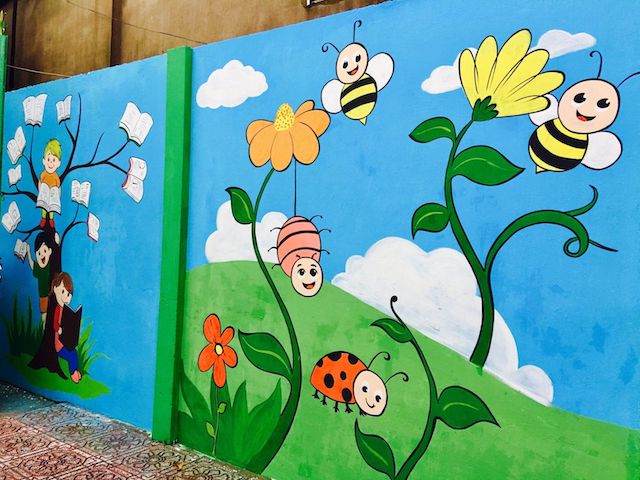 Vẽ Tranh Tường Trường Học Mùa Khai Giảng&nbsp;2025