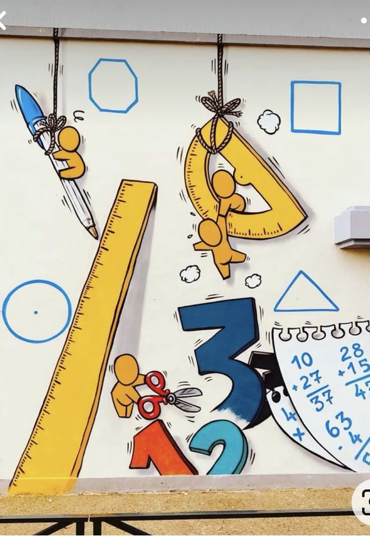 Mẫu vẽ tranh tường trường học | trường tiểu học - 2