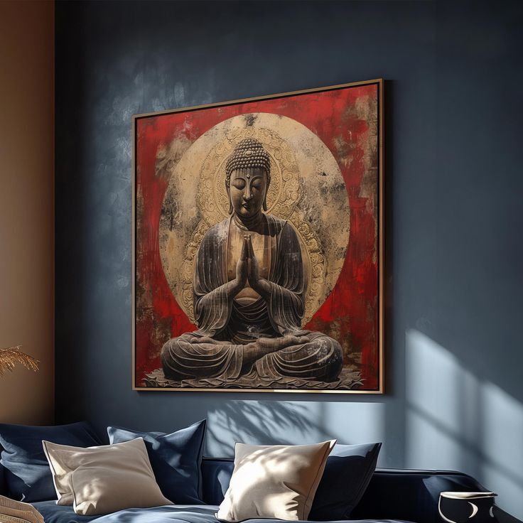 Tranh tường Phật Giáo - Mẫu 2