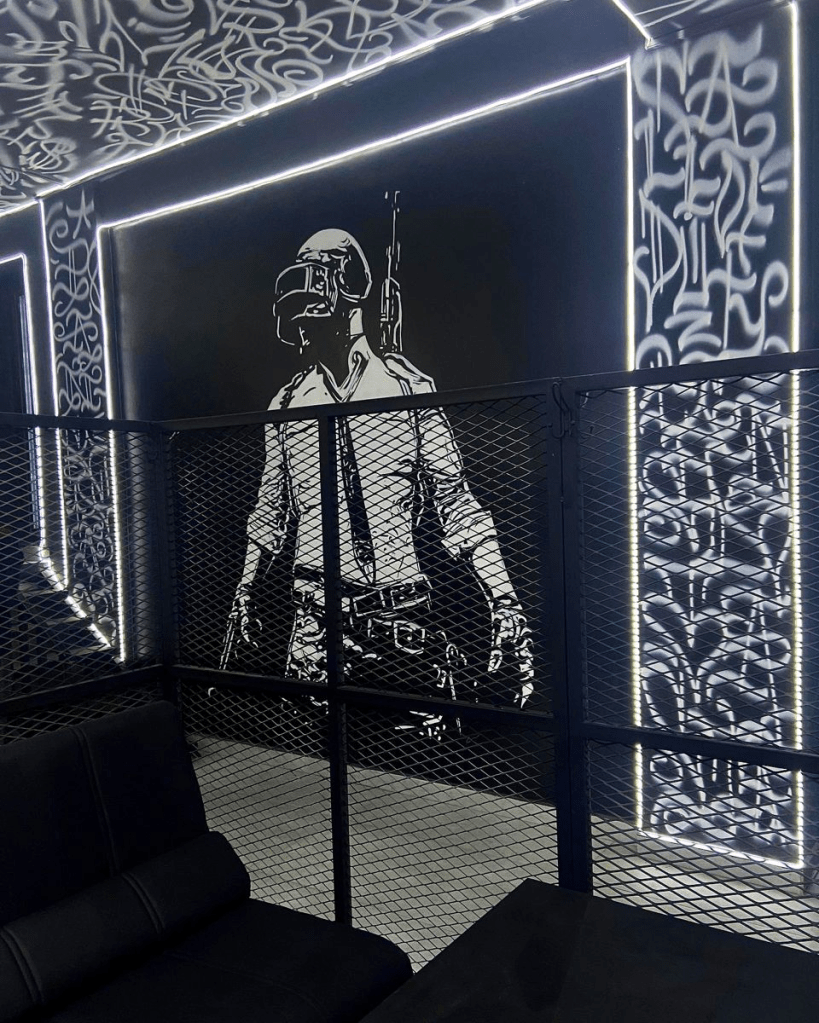 Mẫu vẽ tranh tường phòng game | 7