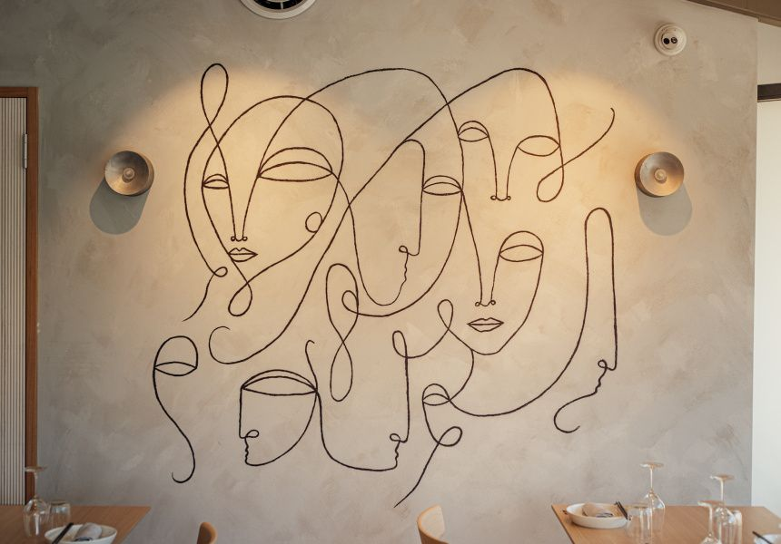 Vẽ Tranh Tường Đen Trắng Đơn Giản, Nghệ Thuật #1