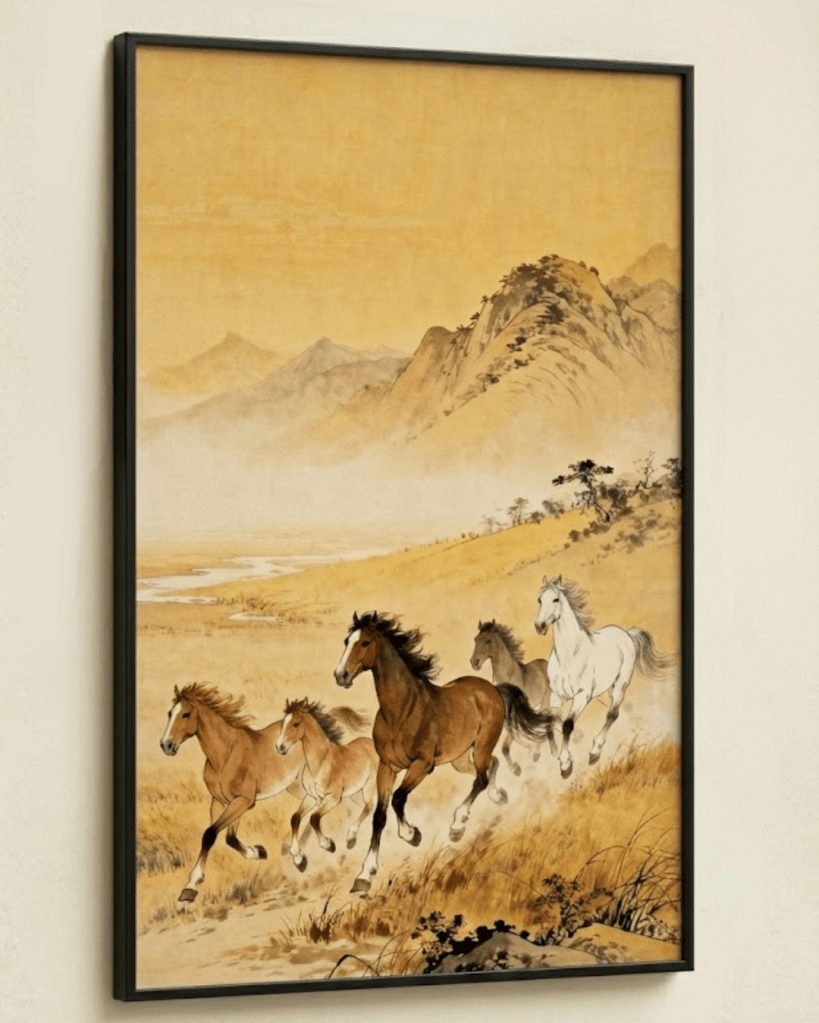 Mẫu trang trí nhà ngày Tết bằng tranh canvas được ưa chuộng | Mẫu 2