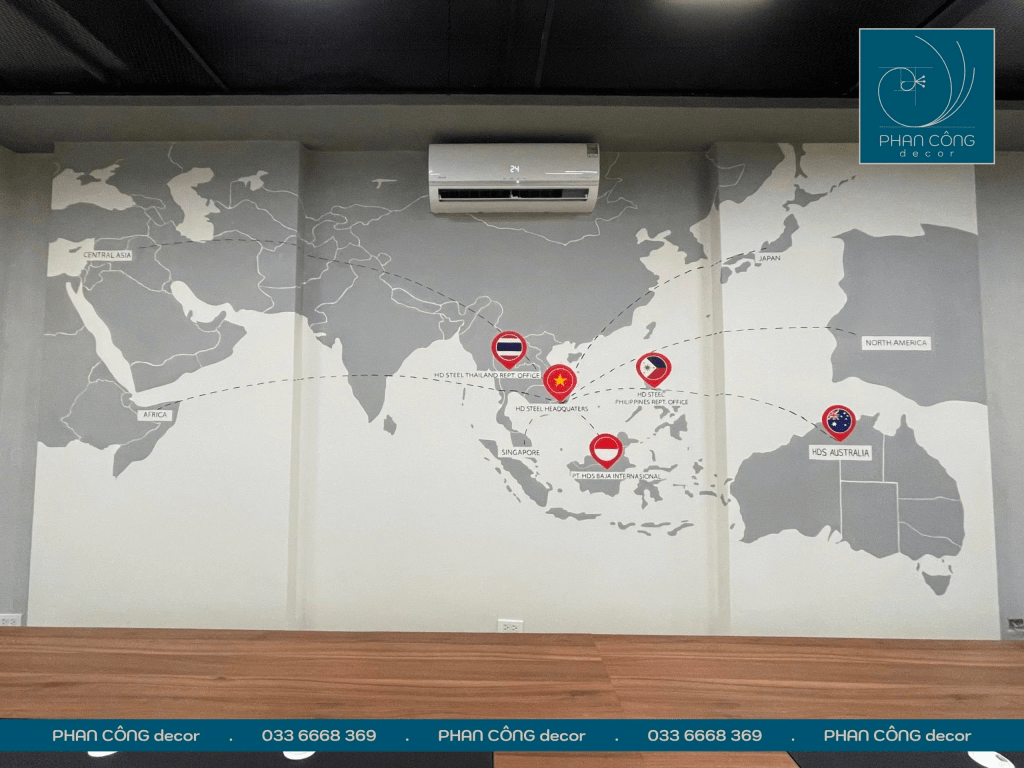 Vẽ tranh tường văn phòng là gì?