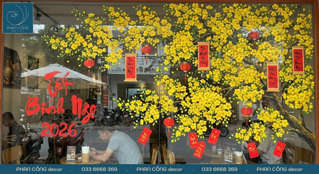 Nghệ thuật trang trí tường quán cafe