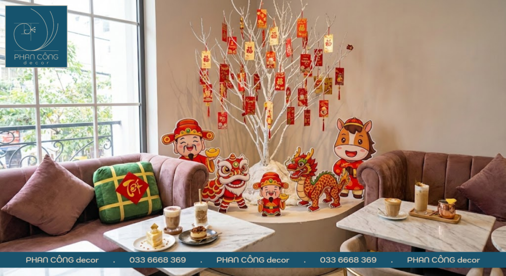 Mẫu 3: "Tết Hiện Đại" – Rực rỡ sắc xuân