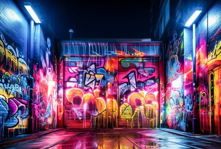 Mẫu tranh tường Graffiti tại PHAN CÔNG decor