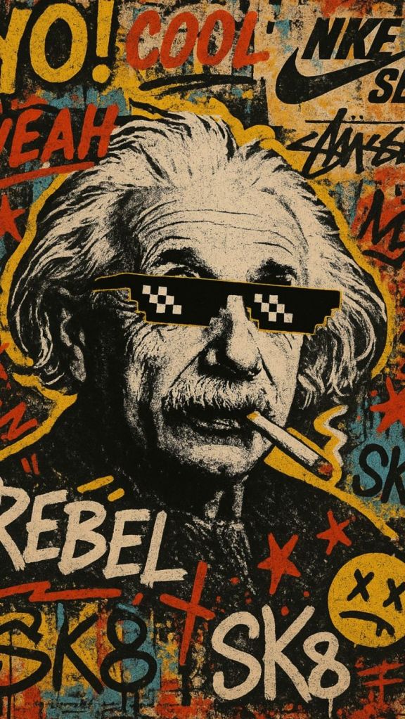 Mẫu tranh tường quán bar phong cách retro, vintage | Mẫu 3