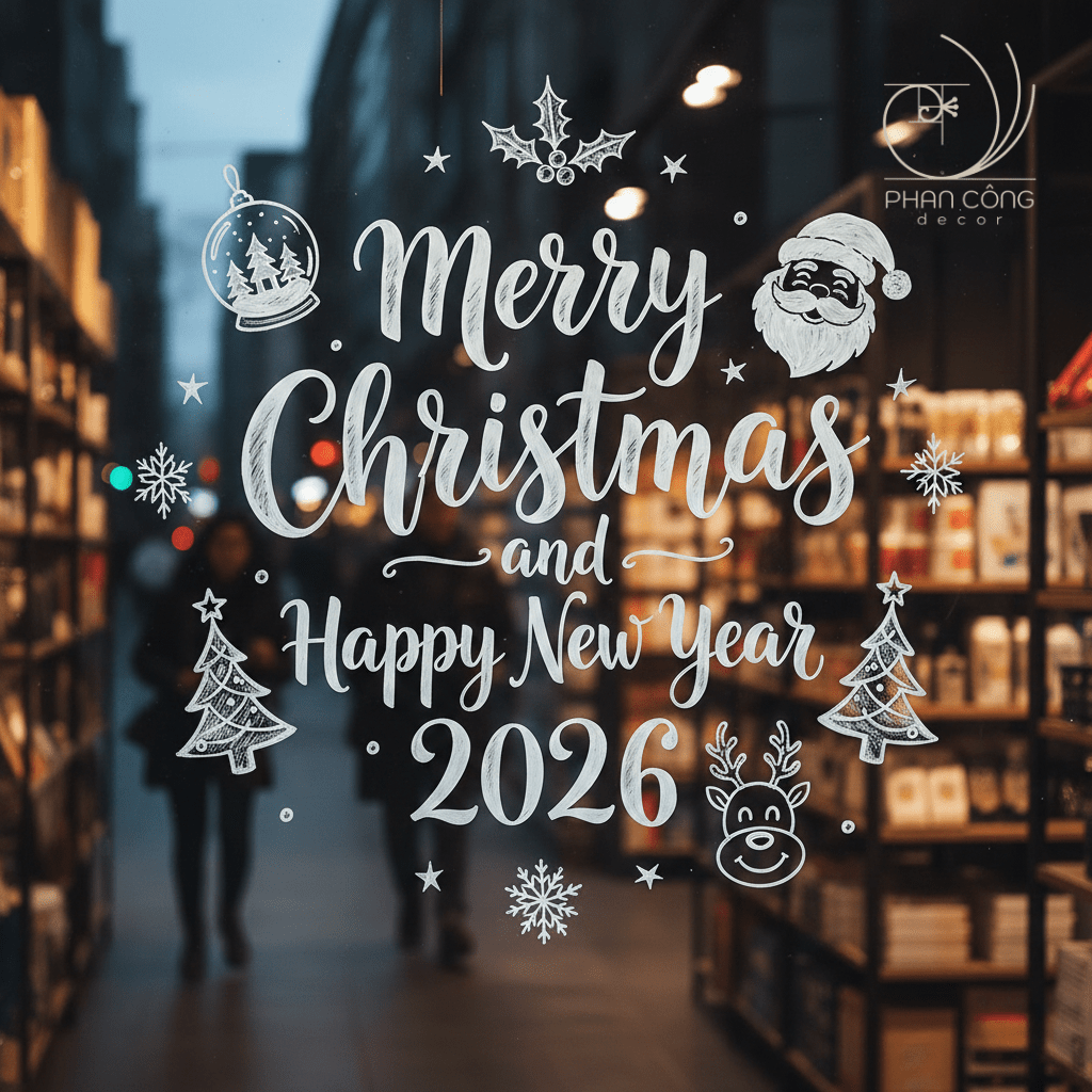 Tranh chữ noel tại PHAN CÔNG decor | Mẫu 2