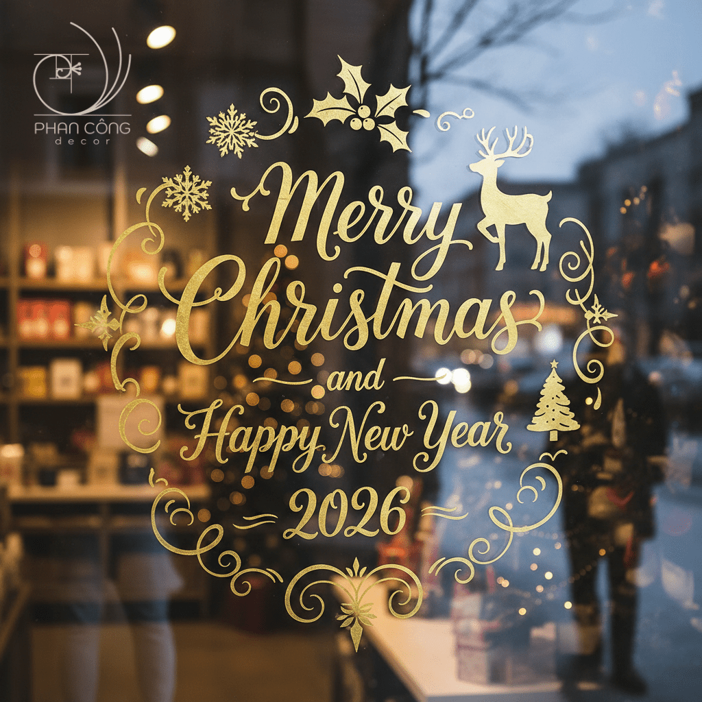 Tranh chữ noel tại PHAN CÔNG decor | Mẫu 3