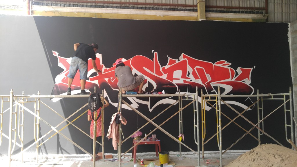 Quy trình vẽ tranh tường quán bia, quán nhậu tại PHAN CÔNG decor