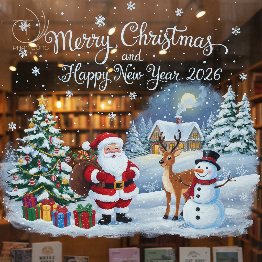 Tranh hoạt hình minh họa tại PHAN CÔNG decor | Mẫu 2