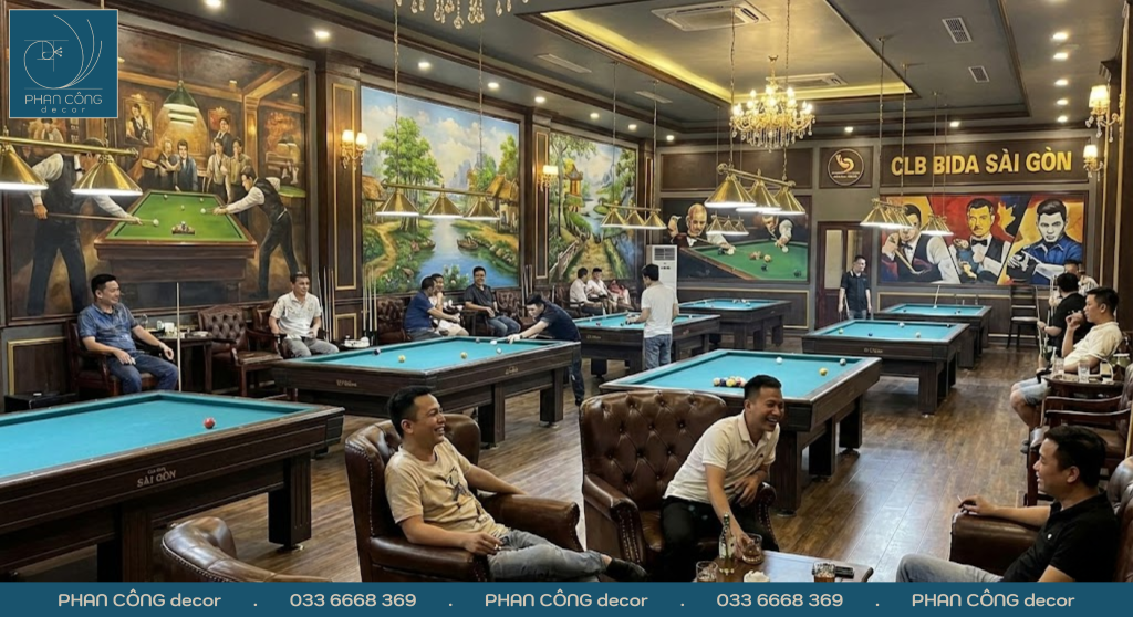 Vẽ tranh tường quán bida là gì?