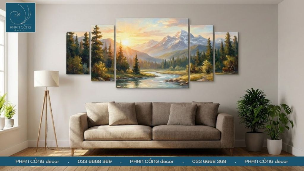 Các loại tranh treo tường được ưa chuộng trang&nbsp;trí