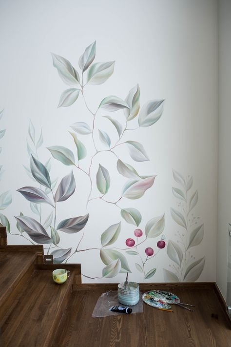 Mẫu tranh vẽ tường cầu thang cho không gian tại PHAN CÔNG decor | Mẫu 1