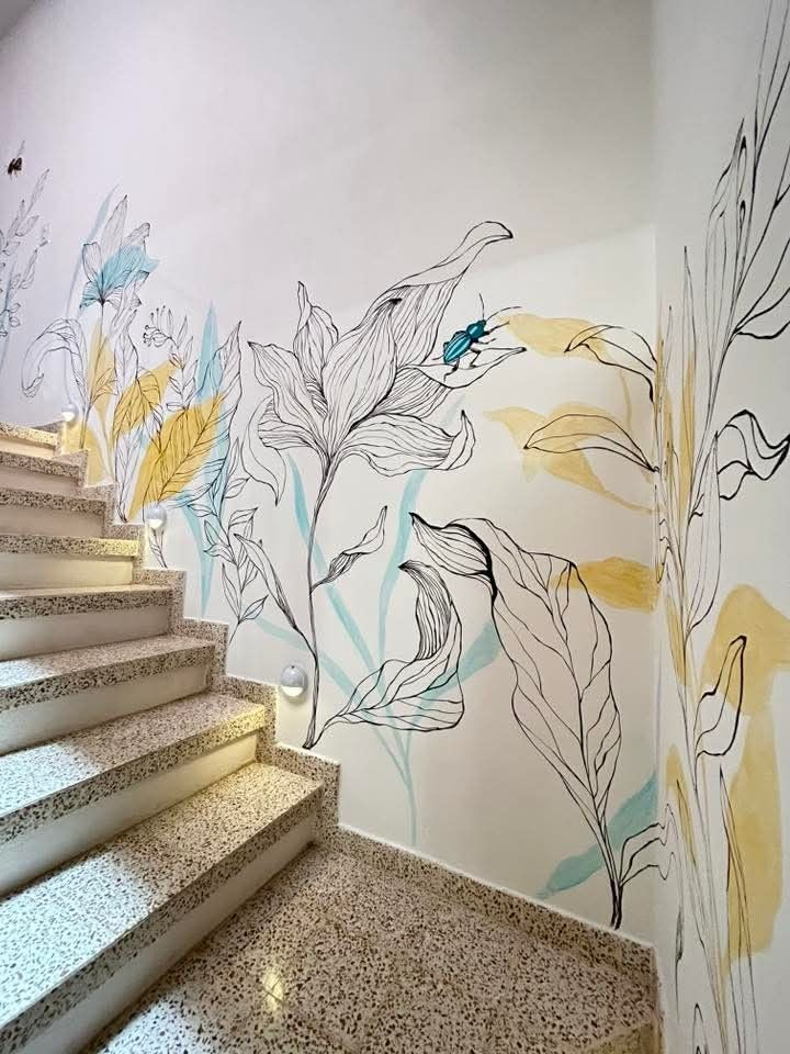 Mẫu Vẽ Tranh Tường Cầu Thang Đẹp & Độc Đáo tại PHAN CÔNG decor | Mẫu 1