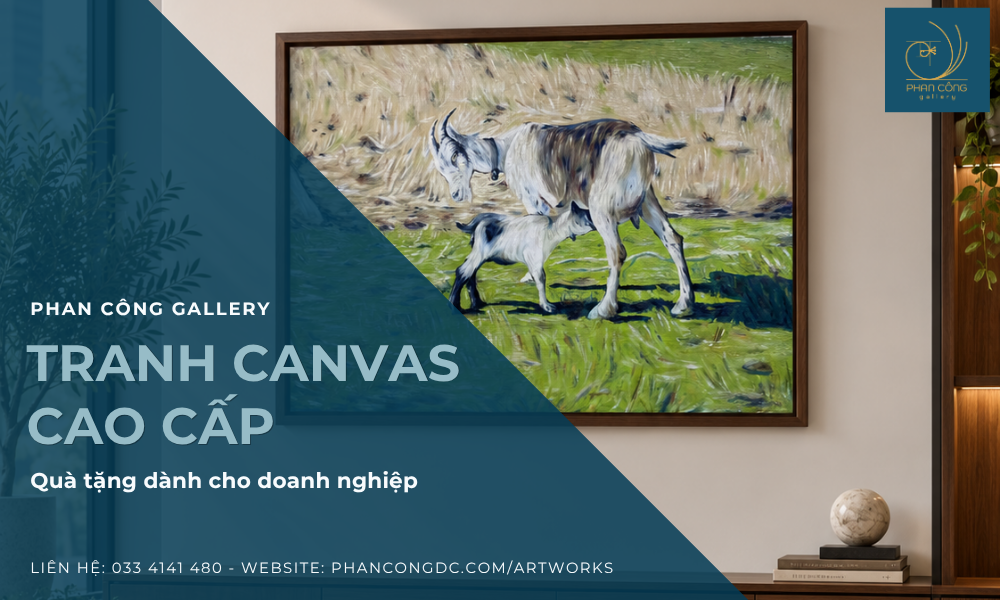 Quà Tặng Doanh Nghiệp Bằng Tranh Canvas – Món Quà Nghệ Thuật Đầy Ý Nghĩa